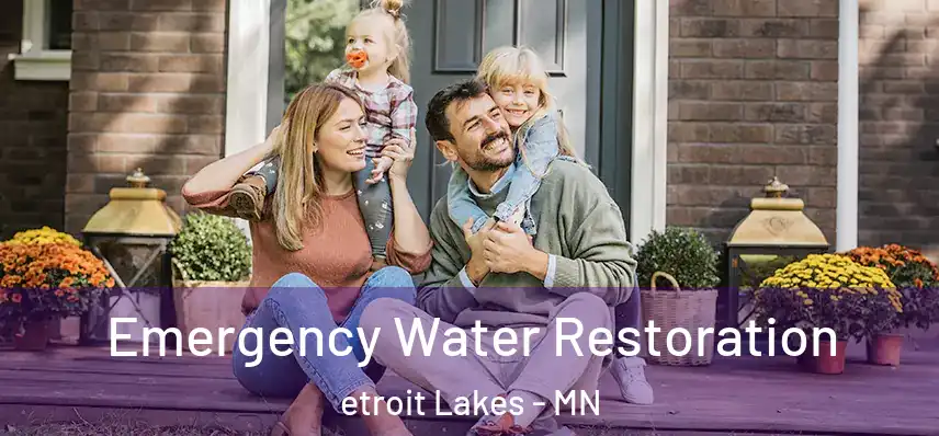  Emergency Water Restoration etroit Lakes - MN