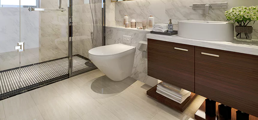 Burst Pipe Bathroom Cleanup in Balaton